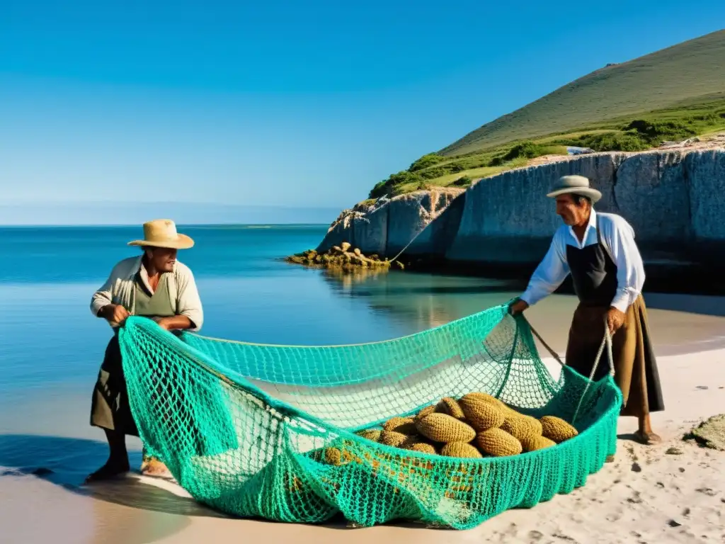 Navegando por el archipiélago de las Islas de la Coronilla, observamos la vida cotidiana: pescadores locales desafiando el océano para obtener su sustento, niños jugando alegremente en la playa y la belleza rústica de sus hogares, todo bajo el espectáculo de un