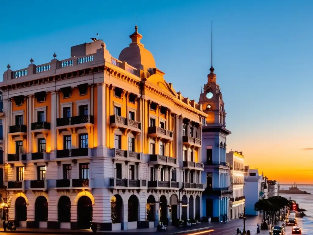 Atardecer cálido ilumina los hoteles boutique de Montevideo, reflejo de encanto y cultura uruguaya