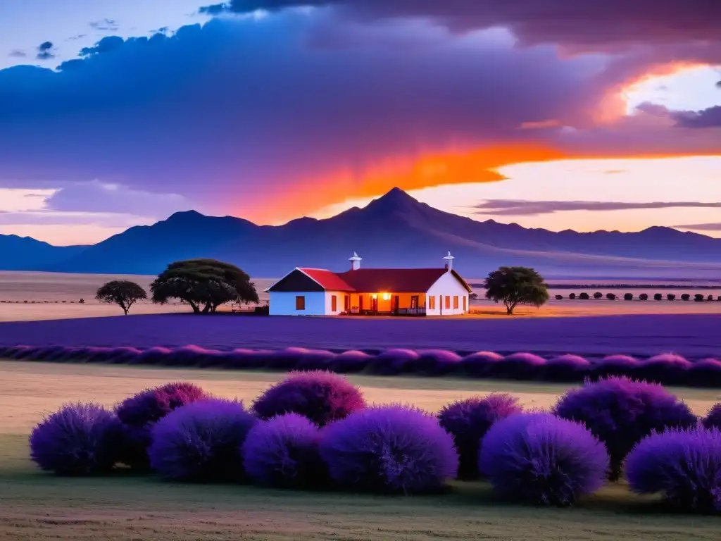 Atardecer en la pampa uruguaya, gauchos cabalgando junto a estancias culturales; un viaje visual inolvidable