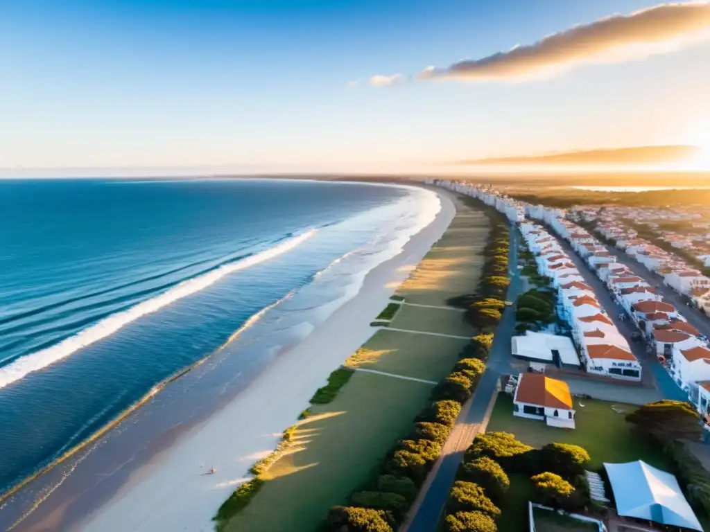 Atardecer en Maldonado, Uruguay, con playas llenas de vida, arte vibrante y gastronomía tradicional