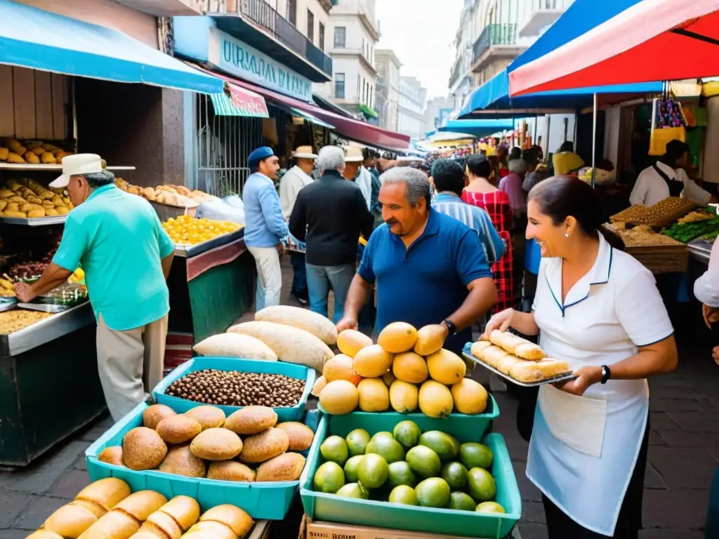 Comer barato y rico en Uruguay es posible en un bullicioso mercado de comida en Montevideo, lleno de colores y tradición