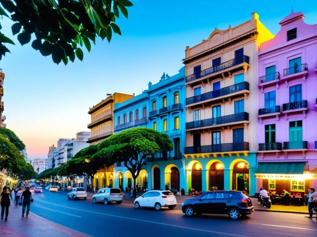 Barrios pintorescos para hospedarte en Montevideo: Punta Carretas, con edificios color pastel, cafés bulliciosos y un faro al atardecer