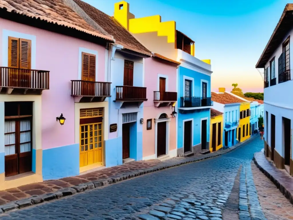 Descubre la belleza de Colonia del Sacramento en Uruguay, con su encanto rústico al atardecer