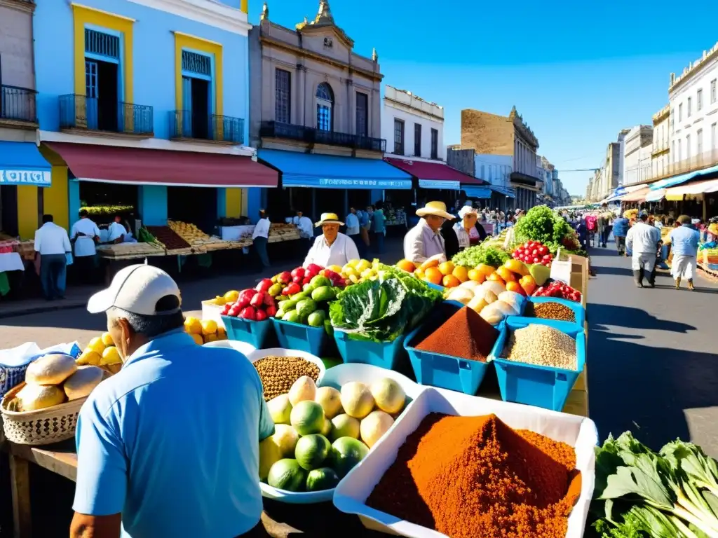 Belleza y cultura en un viaje fascinante por Uruguay; mercado bullicioso, arquitectura histórica y la preparación del Chivito