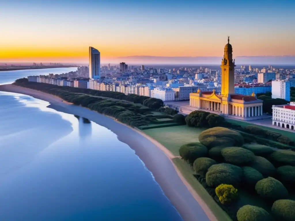 Belleza cultural Uruguay paisajes: Danzantes nativos, arquitectura icónica de Montevideo y estancias rurales bañadas por un atardecer vibrante