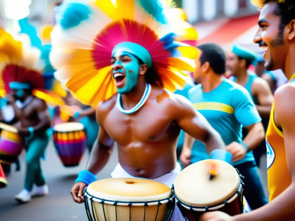 Bombo y color dominan la tradición del Carnaval en Uruguay, con música vibrante, disfraces brillantes y orgullo nacional