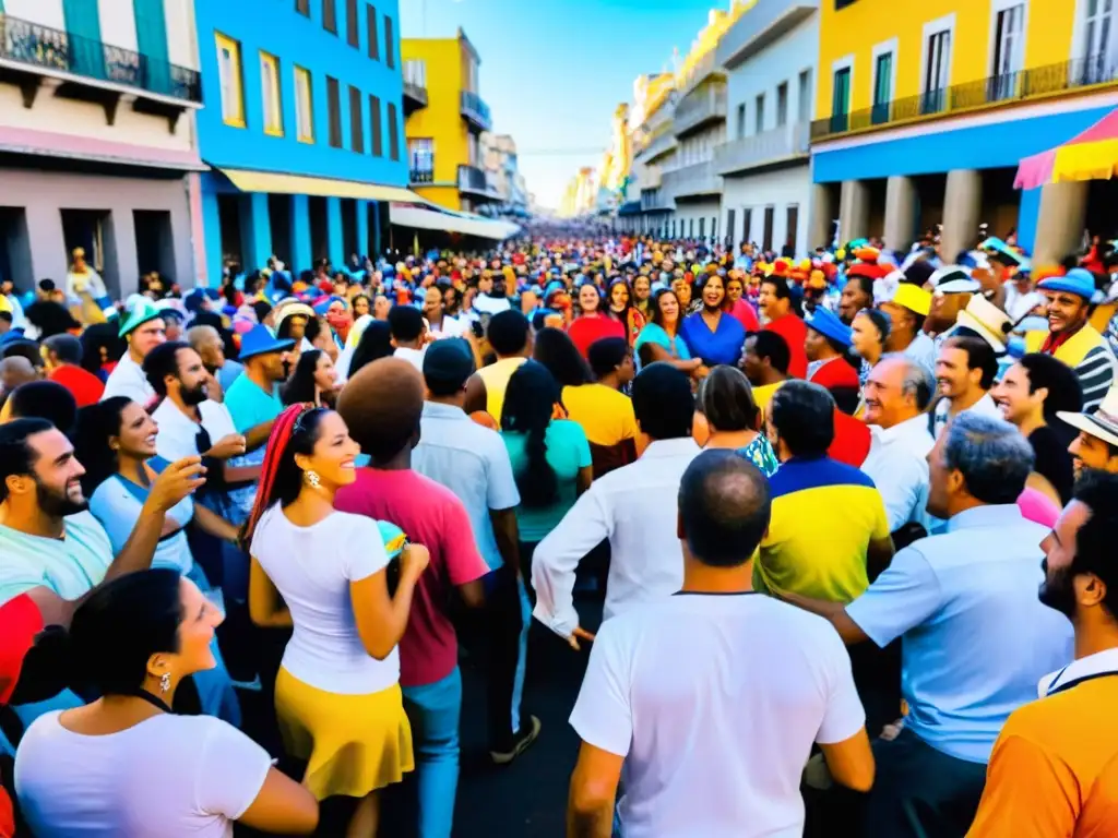 Carnaval vibrante en Montevideo, corazón de Uruguay, con música popular uruguaya