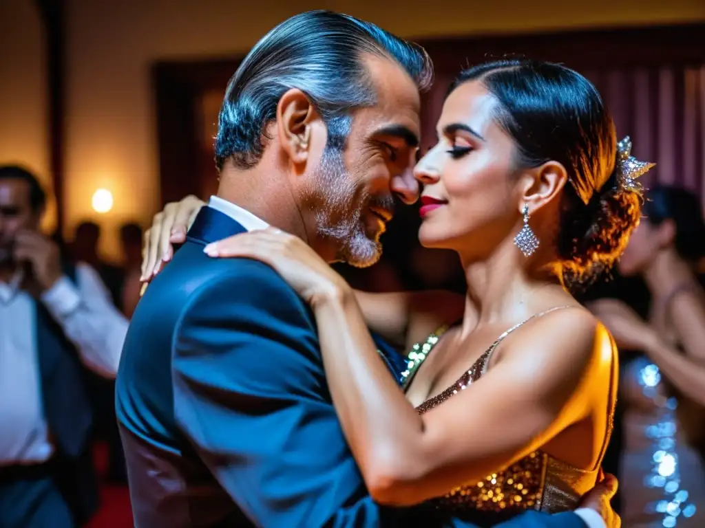 Pasión y destreza en el tango en Uruguay: historia y evolución, reflejada en la íntima danza de una pareja en una milonga tradicional de Montevideo