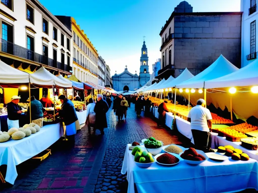 Domingo matutino en la bulliciosa Feria de Tristán Narvaja, una de las ferias de artesanía emblemáticas de Uruguay, rebosante de vida y cultura