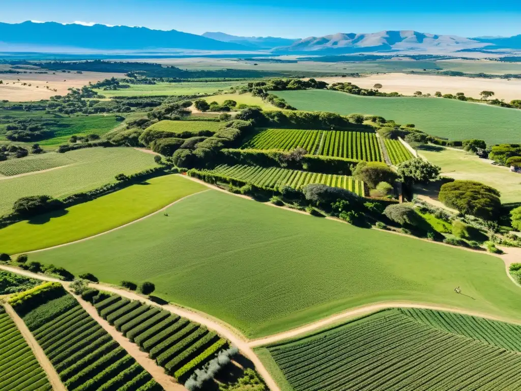 Estancias de ecoturismo en Uruguay, enriqueciendo la naturaleza, con turistas aprendiendo sobre la sostenibilidad en un paisaje verde y radiante