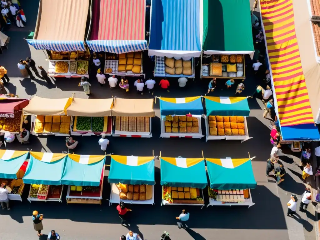 Eventos gastronómicos cocina uruguaya cobran vida en una feria bulliciosa en Montevideo, un mosaico de sabores y colores