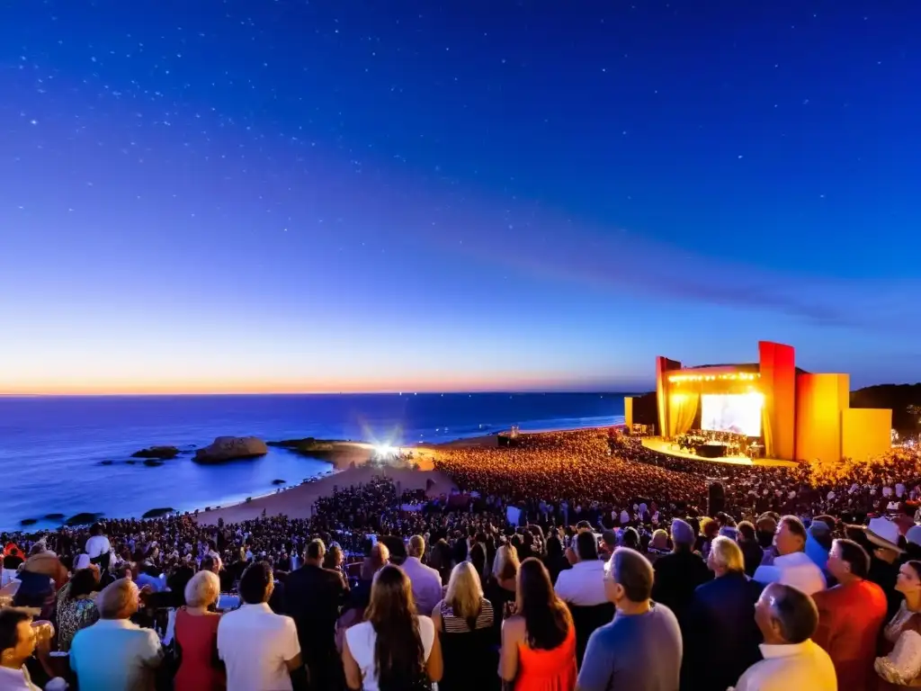 Experiencia inolvidable en el Festival de Jazz de Punta Este, bajo un cielo estrellado, con multitudes bailando al ritmo de apasionados músicos