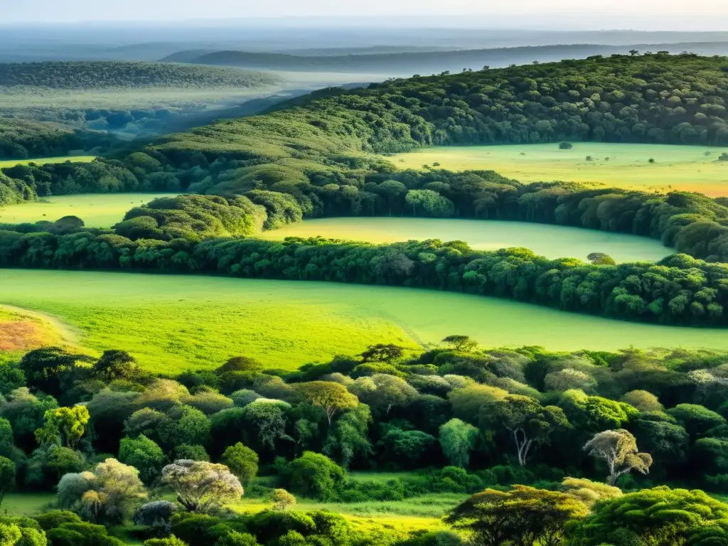 Fotografiar fauna y flora uruguaya en la vibrante Quebrada de los Cuervos, con capibaras y aves despertando al amanecer