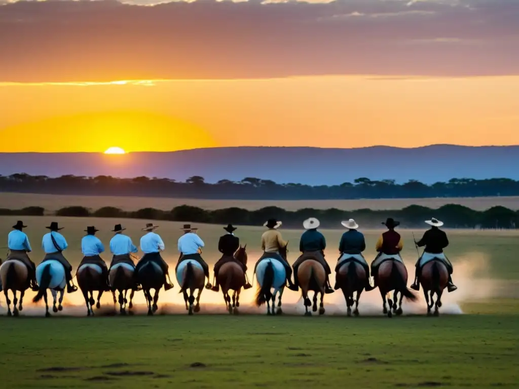 Fotografiando festivales tradicionales en Uruguay, capturando el mágico atardecer dorado y los gauchos a caballo en el Festival de la Patria Gaucha