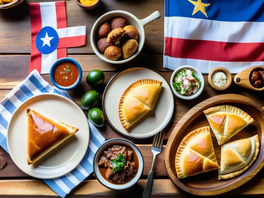 Fotografiando gastronomía uruguaya en imágenes: un festín vibrante de platos tradicionales que seducen en un rústico entorno cálido