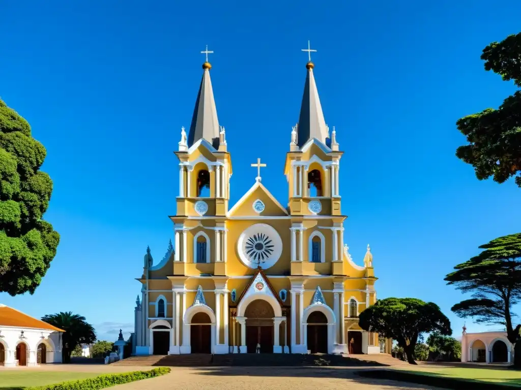 Impresionante vista de la Basílica de Nuestra Señora del Rosario en Paysandú, Uruguay, un testimonio de la historia y arquitectura de Paysandú