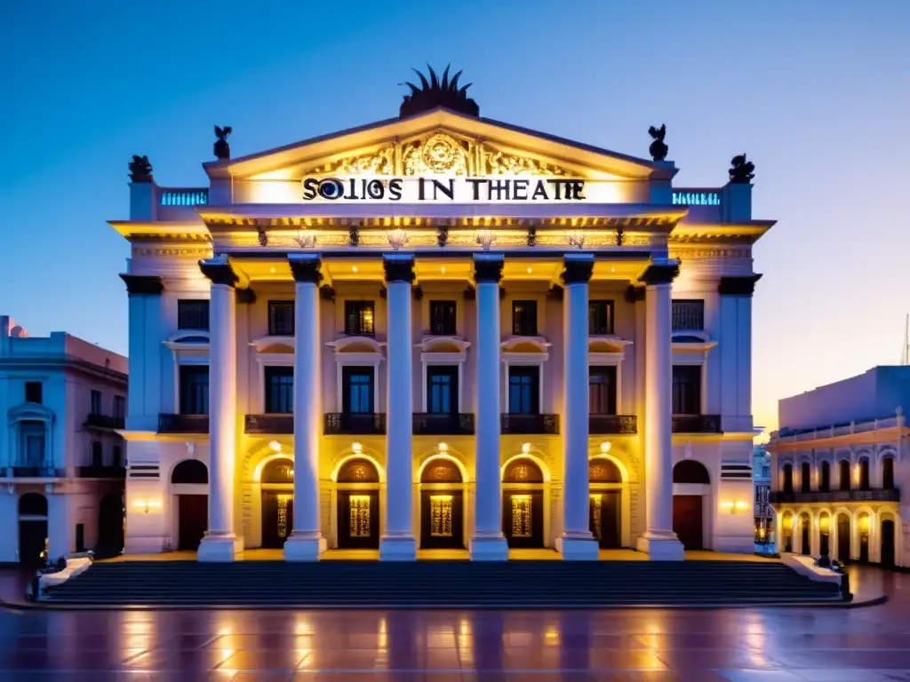 Influencia de la escena cultural uruguaya en la majestuosidad del Teatro Solís de Montevideo, un crisol de tradición y modernidad