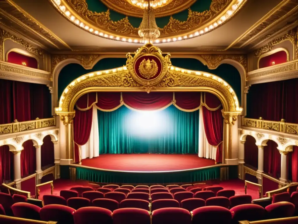 El majestuoso teatro, iluminado suavemente por candelabros de cristal, homenajea a Francisco Piria, pilar de la cultura teatral de Uruguay