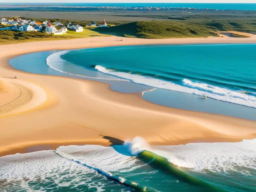 Los mejores spots para surfear en Uruguay se despliegan en Punta del Diablo, con su mágico amanecer dorado y olas turquesa