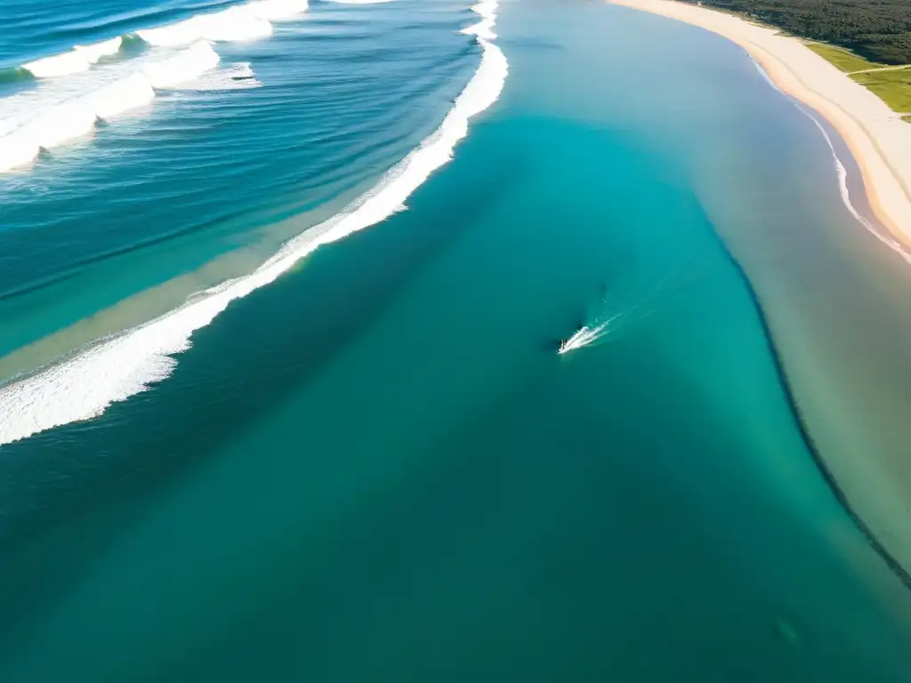 Mejores spots de surf en Uruguay: surfistas desafían las últimas olas al atardecer en la majestuosa costa atlántica