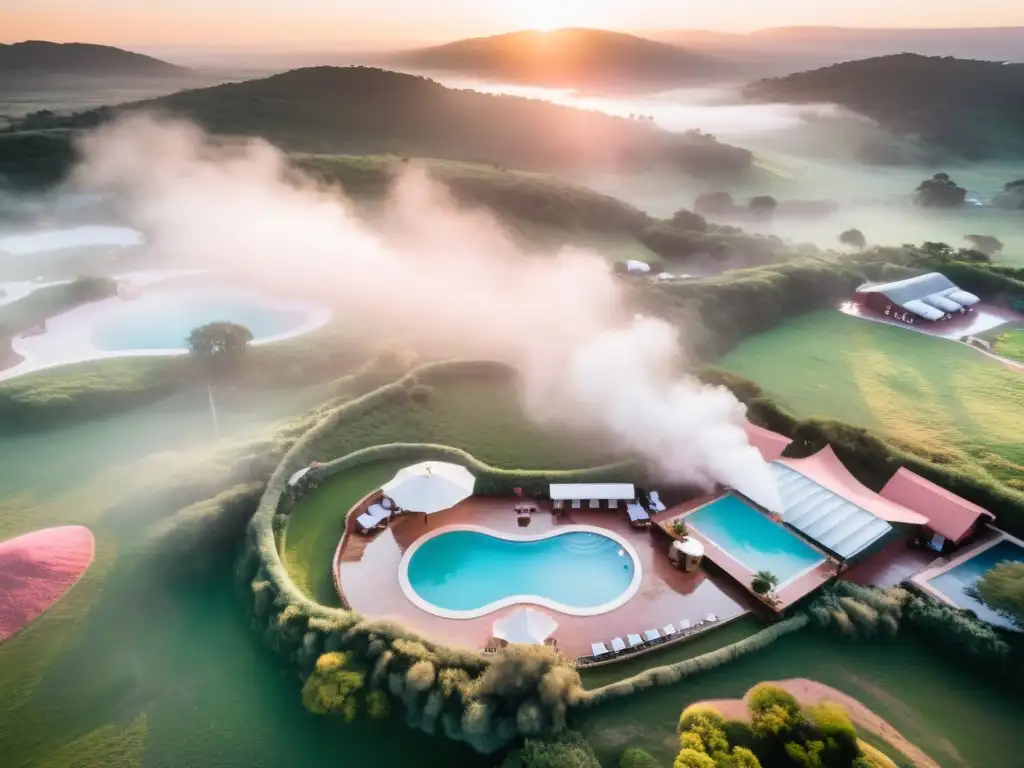 Despertar en las mejores termas de Uruguay, un alojamiento rodeado de naturaleza y bañado por el sol dorado de la mañana