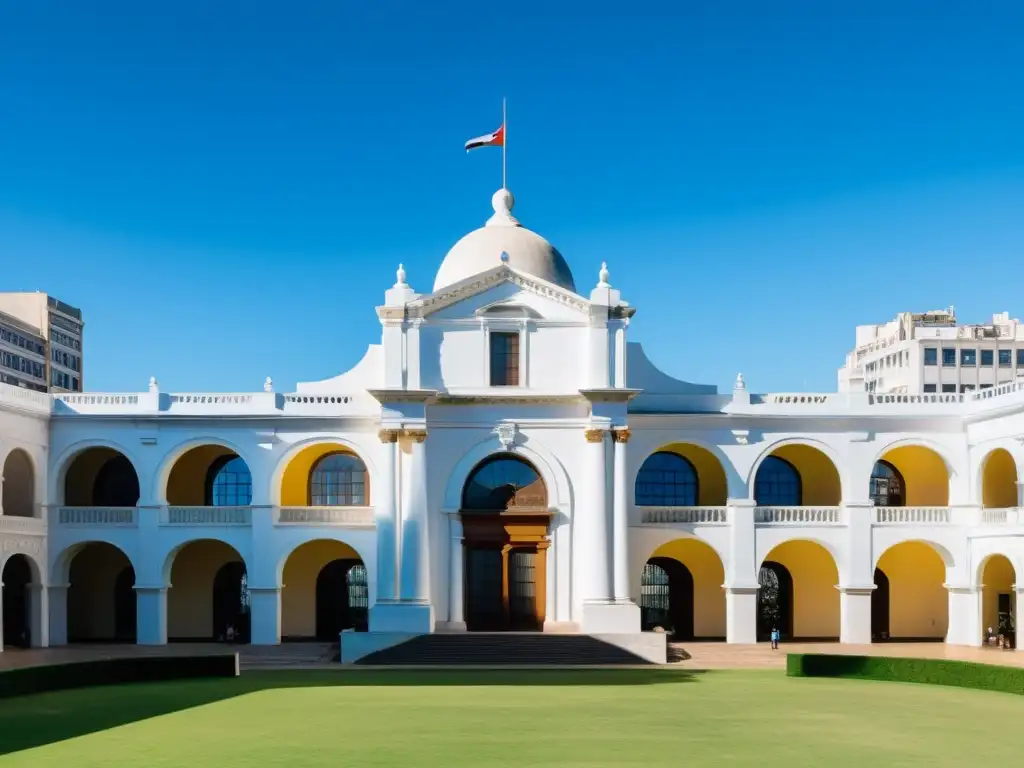 Museo Joaquín Torres García Montevideo resplandece en la luz de la tarde, su mural colorido invita a todos a descubrir el legado artístico uruguayo