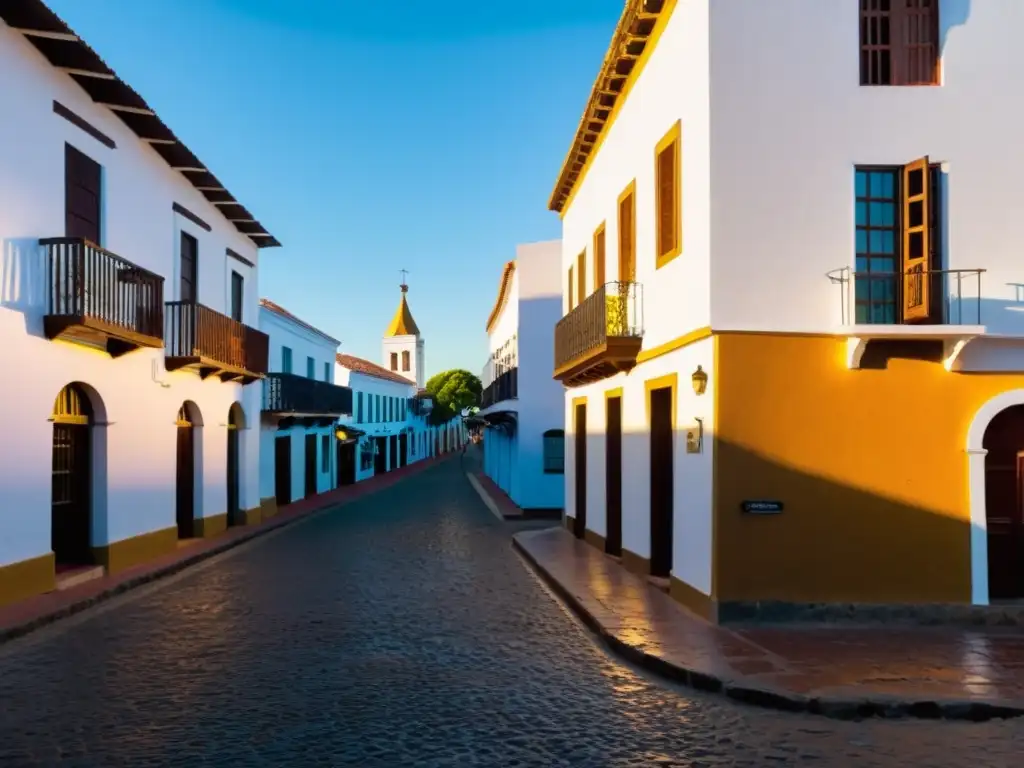 Fotografiar paisajes y cultura Uruguay: Mágico atardecer en Colonia del Sacramento, donde historia y modernidad se unen