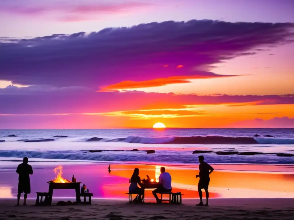 Rincones bellos cultura Uruguay: un asombroso atardecer en la playa, asado tradicional, danzas folklóricas y la vibrante Montevideo