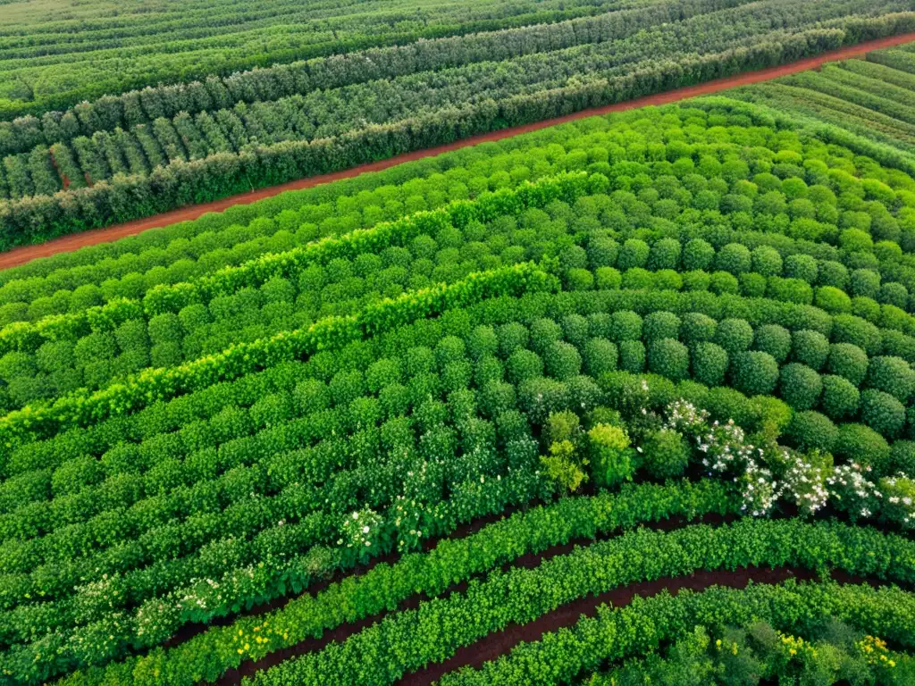 Rituales del Yerba Mate en Uruguay: vista aérea de plantaciones verdes, trabajadores recolectando y mesa rústica preparada para el té