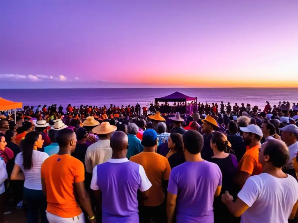 Música y sociedad en Uruguay: vibrante festival al aire libre en Montevideo, lleno de color, pasión y unidad al ritmo del Candombe