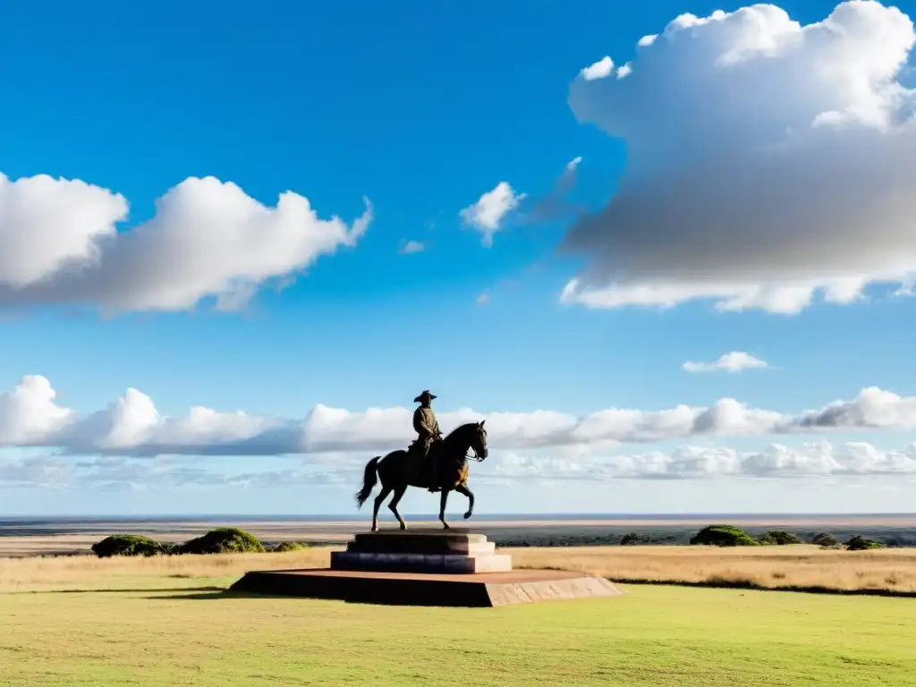 Viaje a la cuna de Artigas, donde su estatua se alza en las vastas llanuras uruguayas, frente a su humilde casa natal, bajo un cielo iluminado