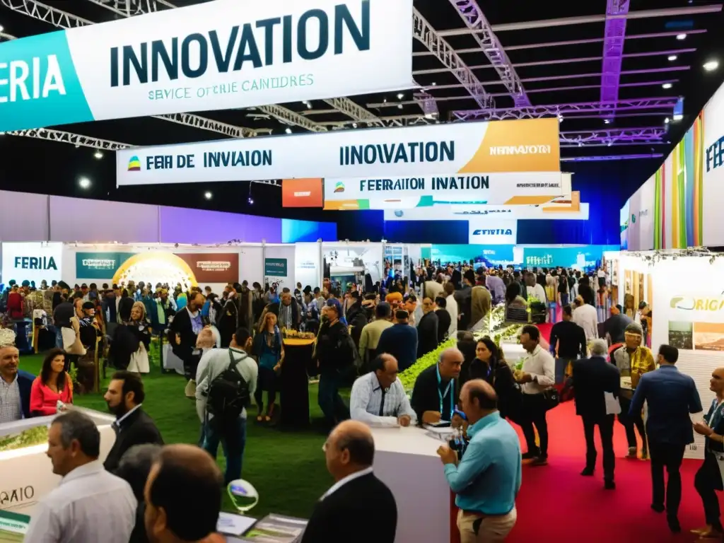 Vibrante organización de ferias y exposiciones en Uruguay, con un ambiente bullicioso en la Feria de Innovación de Montevideo