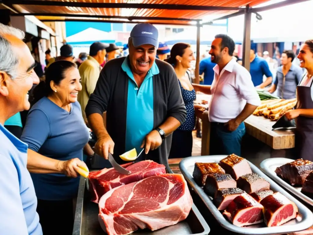 Fotografiando la vida diaria Uruguay: Un animado Mercado del Puerto en Montevideo, lleno de color, sabor y alegría local