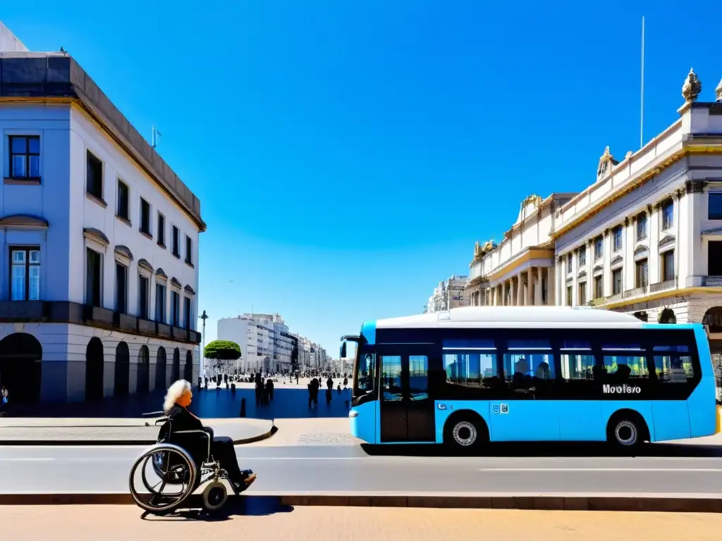 Vista de Montevideo, Uruguay, mostrando su diversidad arquitectónica